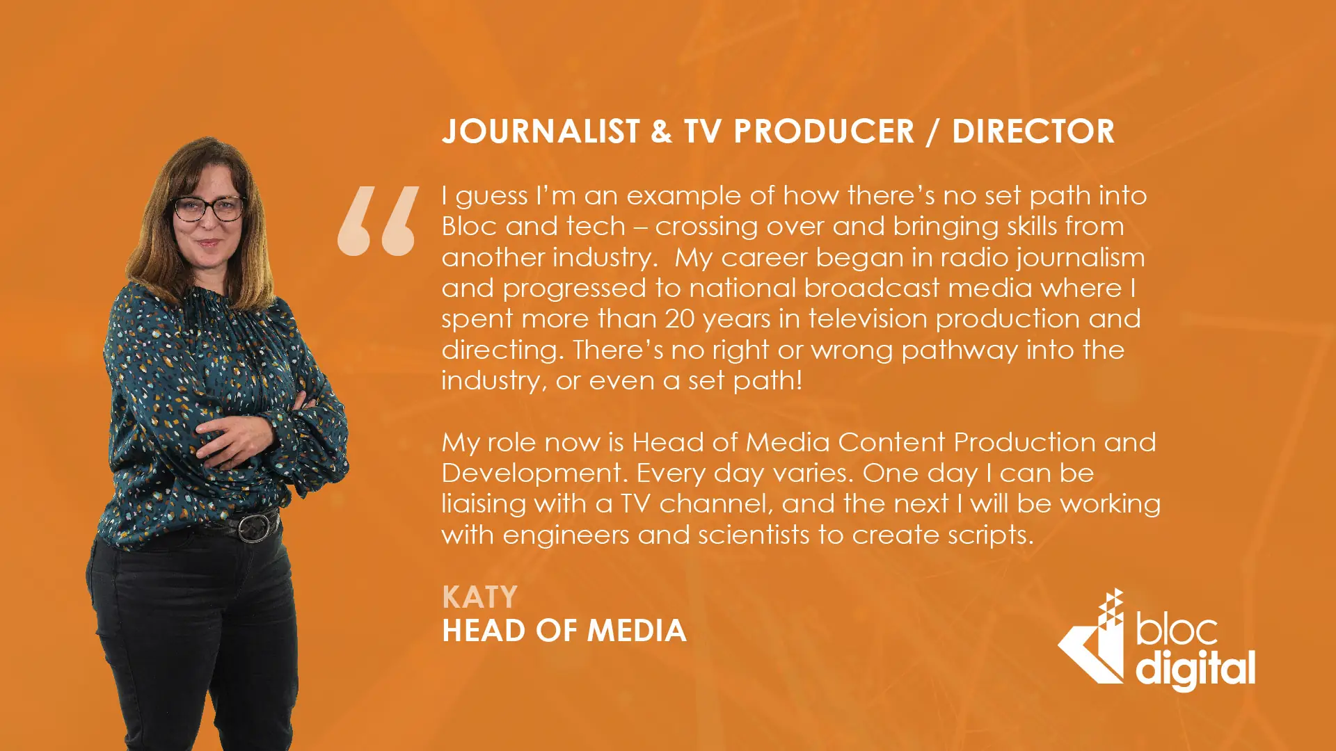 Career Journey - Journalist & TV Producer/Director