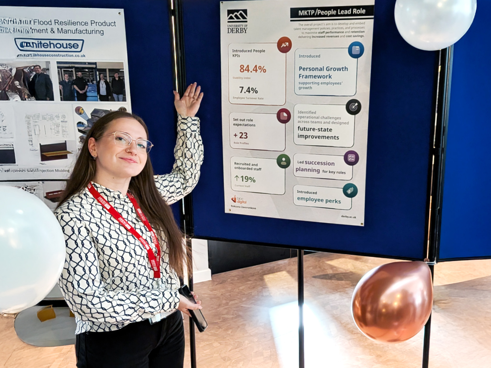Roksana Completes Her Knowledge Transfer Partnerships (KTPs)