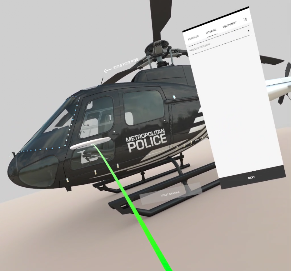 Web3D for US police helicopters