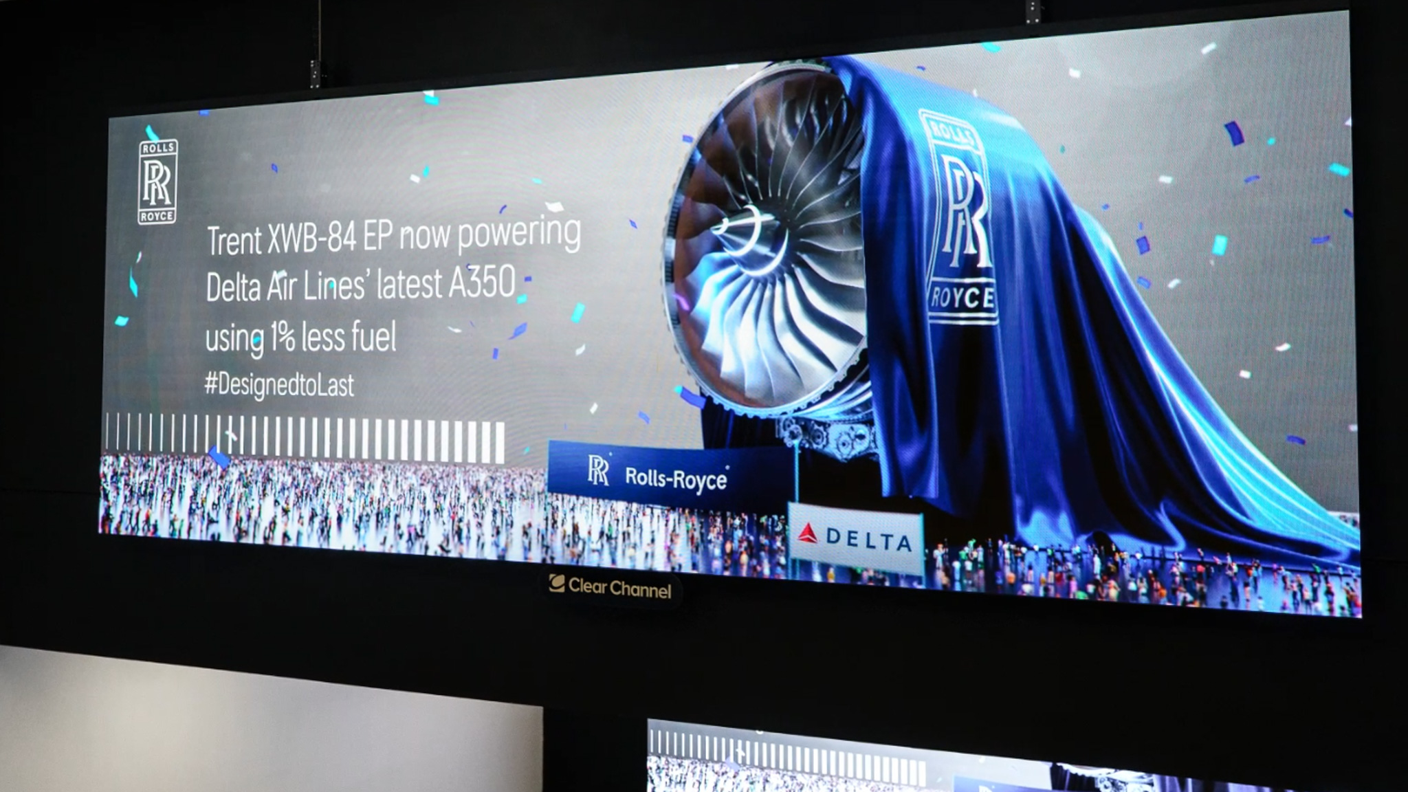 Rolls-Royce 30 Years of Trent OOH Campaign