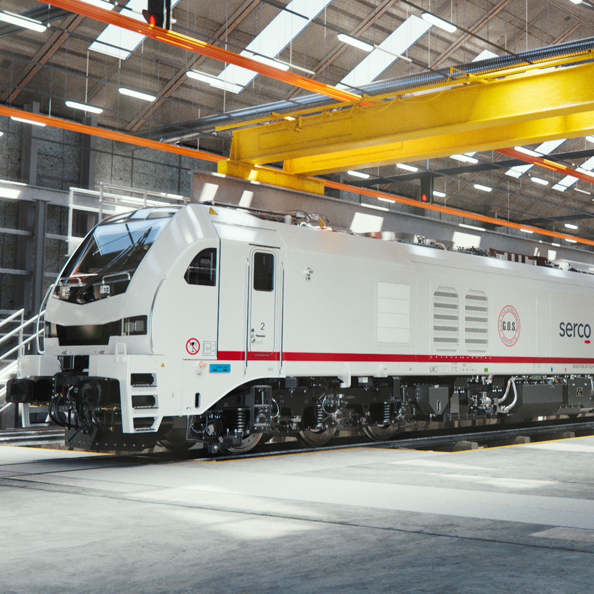 Serco's train carriage modular configurations